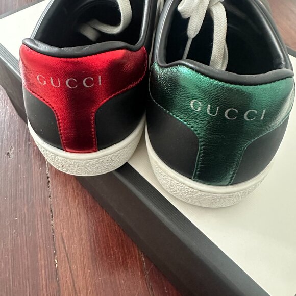Gucci New Ace Snake Sneakers - Men's size 8 - Picture 4 of 6